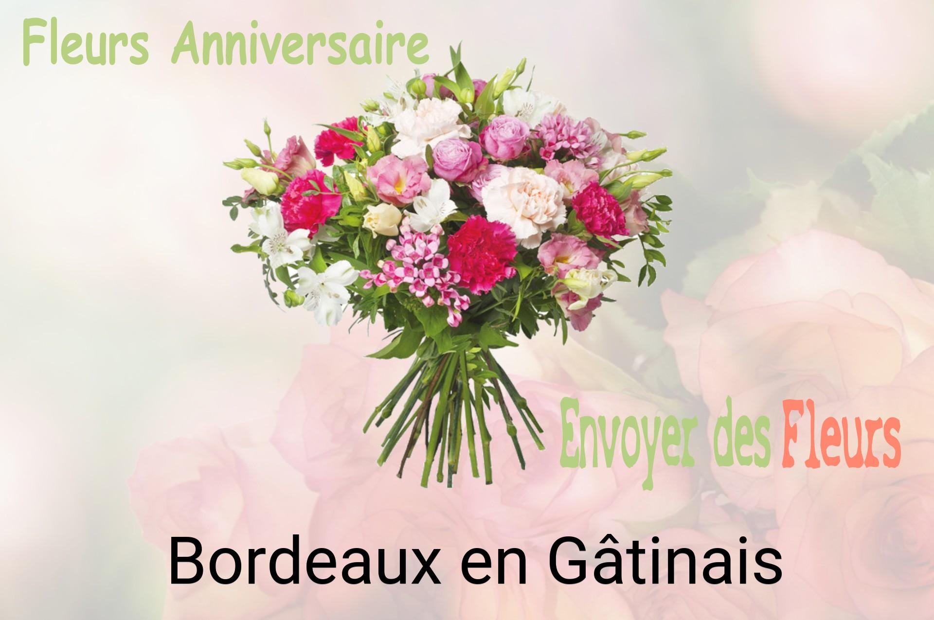 Bouquet de fleurs d’anniversaire livré à Bordeaux-en-Gâtinais