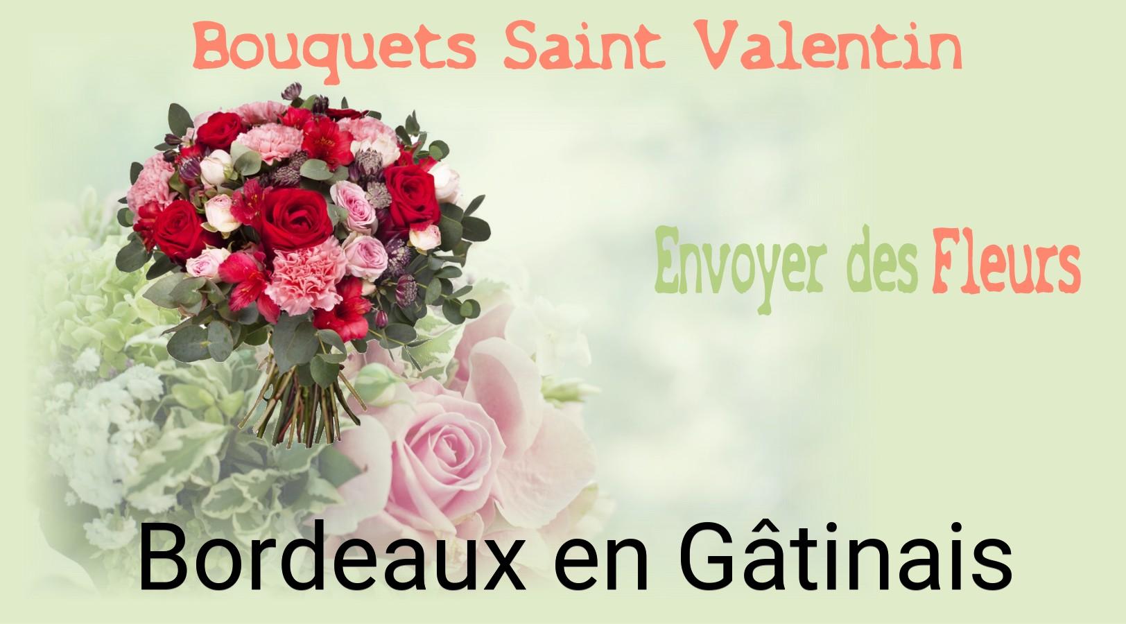 Roses de Saint-Valentin livrées à Bordeaux-en-Gâtinais